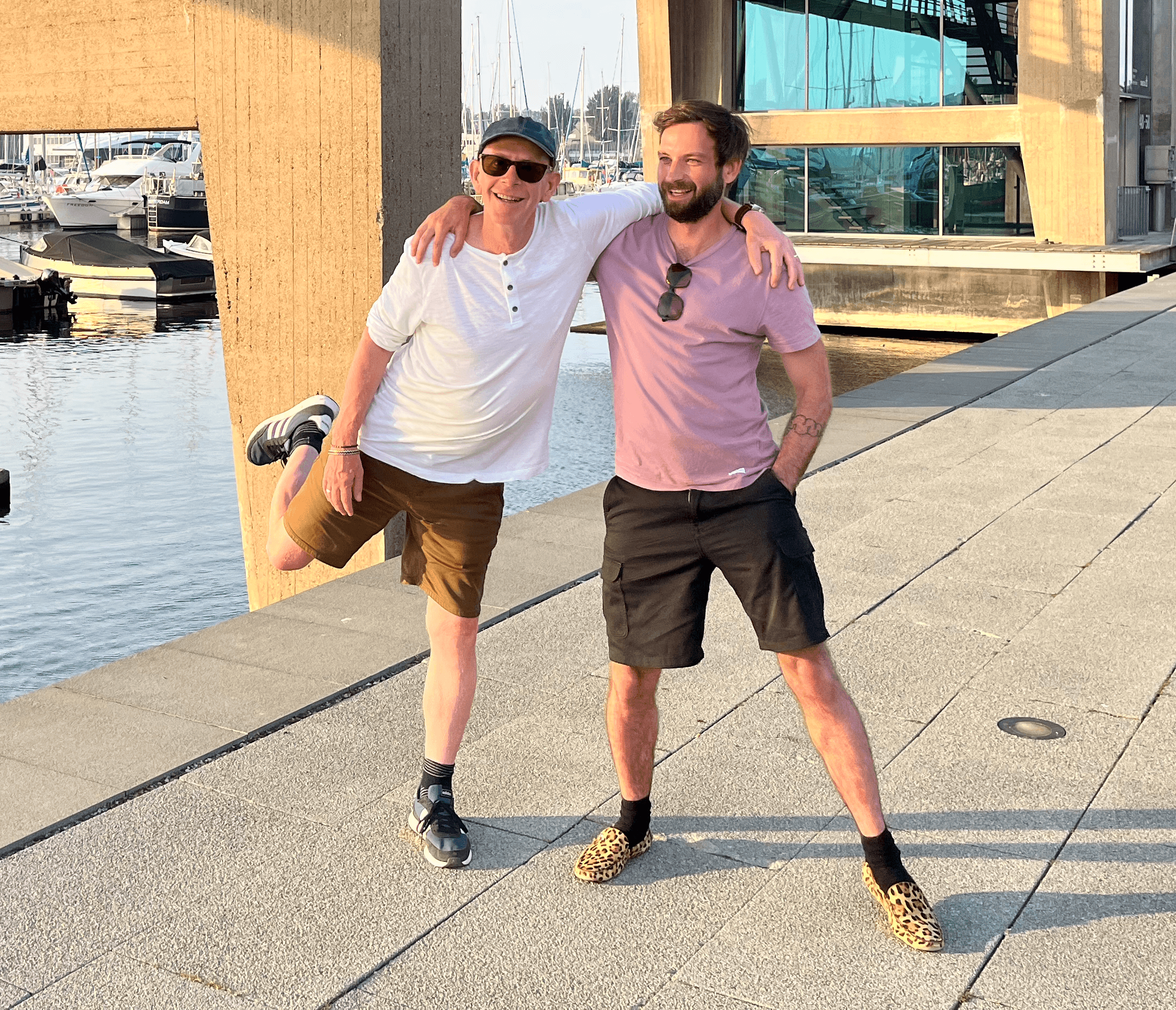 Jeffrey Raat and Mark Allin together in Amsterdam