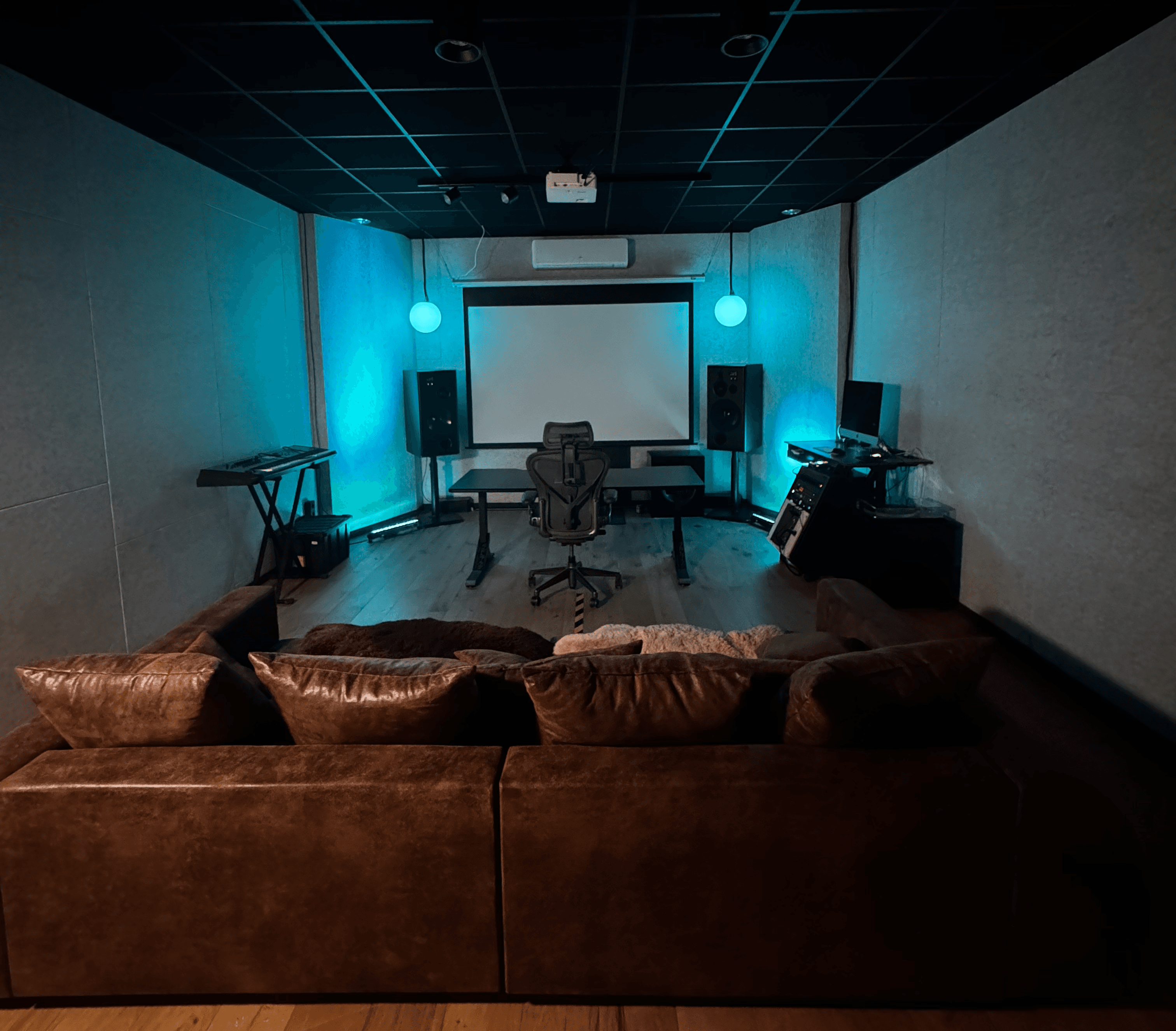 Londam Studio interior with ATC monitors and Trinnov Nova for precision monitoring
